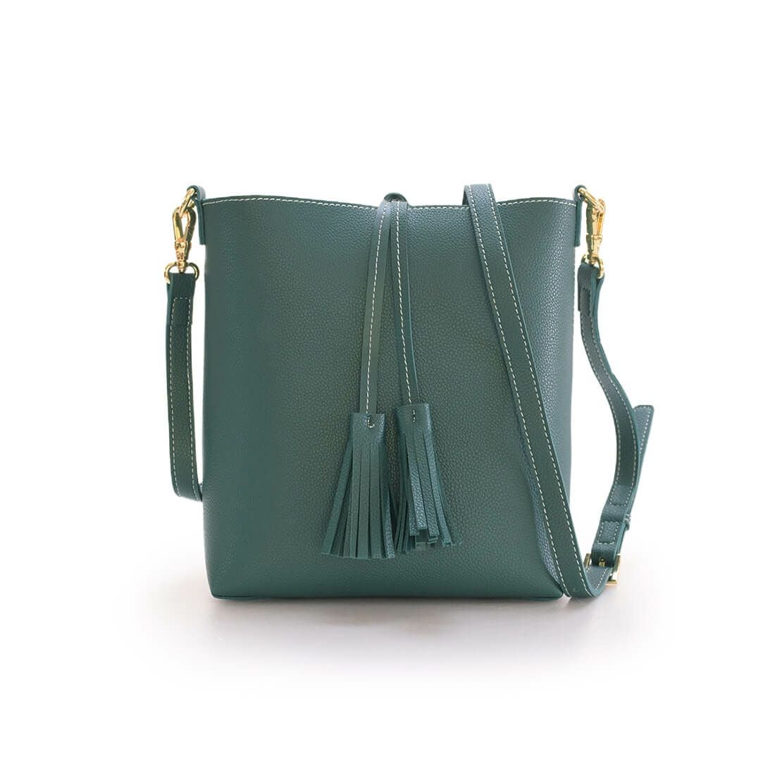 タッセル付きショルダーバッグ