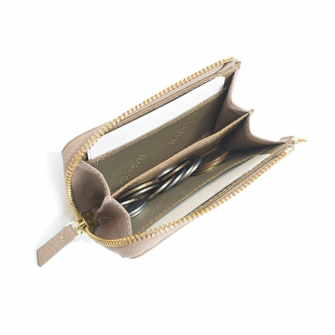 シュリンクレザーL字型ミニ財布