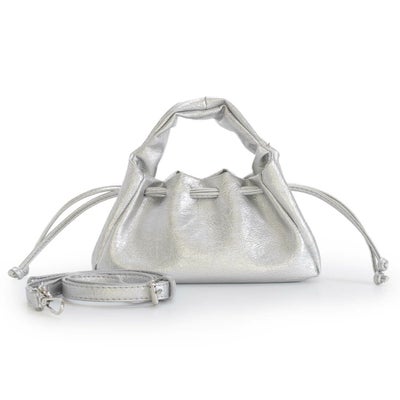 メタリック2way巾着バッグ