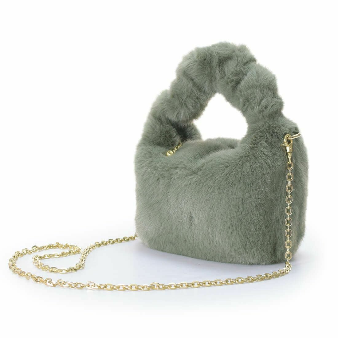 フェイクファー2wayバッグ