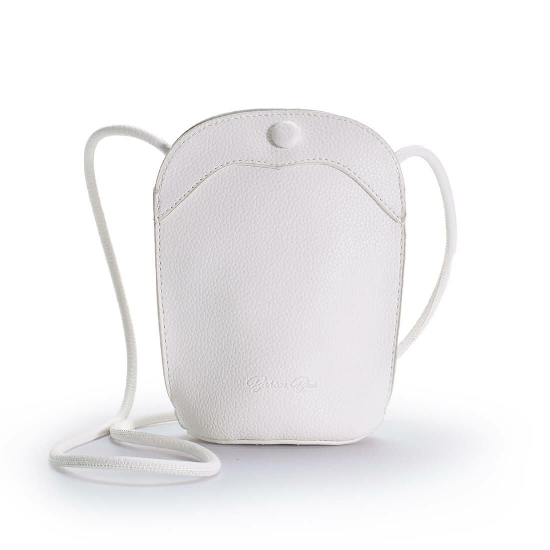 フェイクレザー丸紐ポシェット