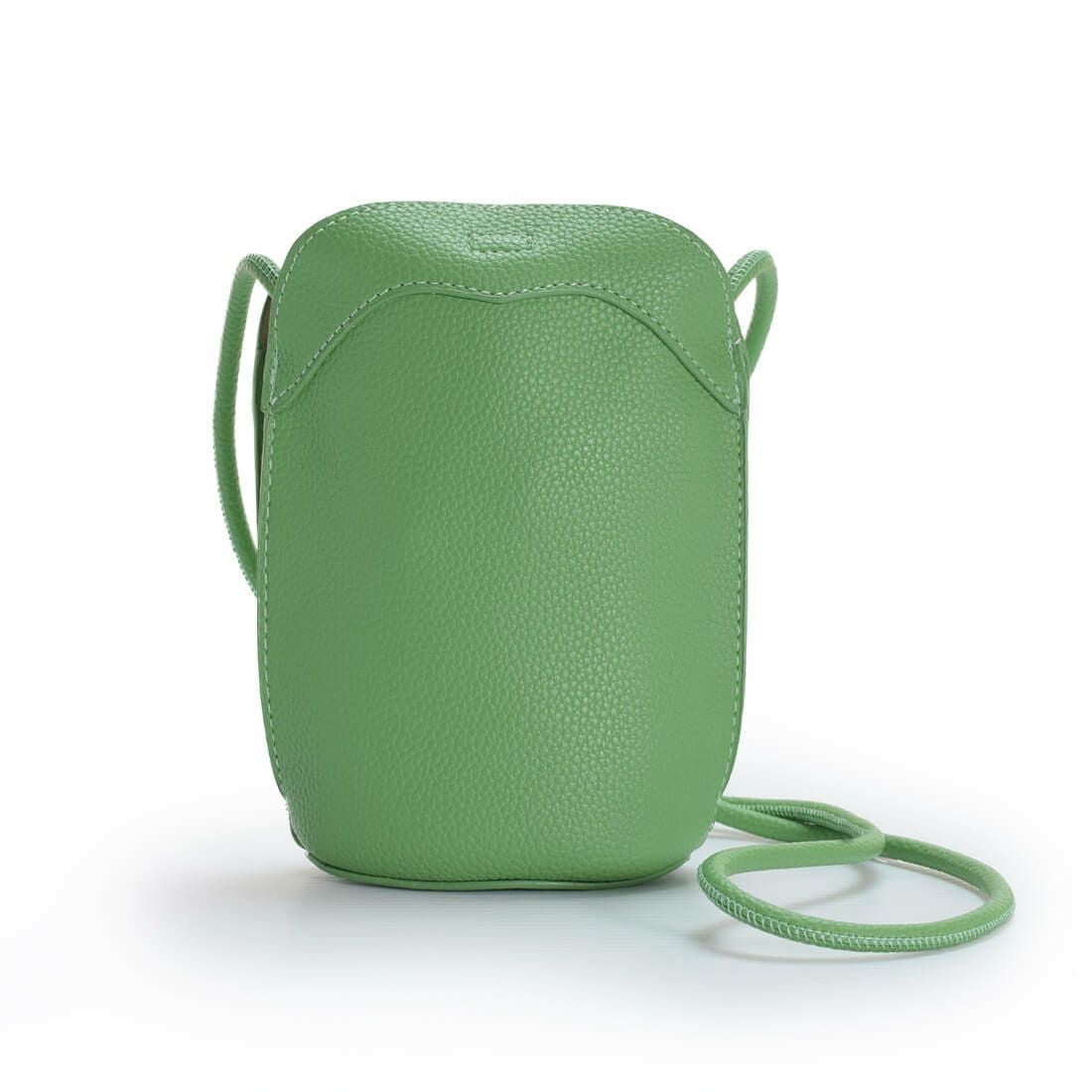 フェイクレザー丸紐ポシェット