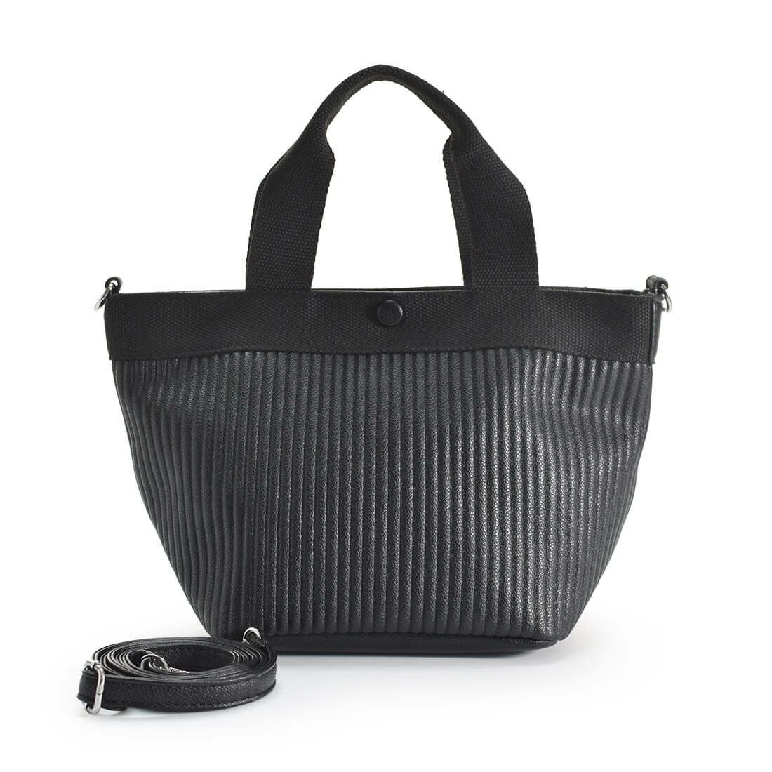 フェイクレザーカジュアルハンドバッグ