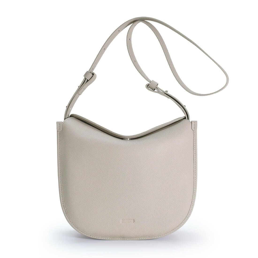 carven ラウンド ハラコ バッグ Carven Paris MALHER Grained Black Leather Cross Body Bag | eBay