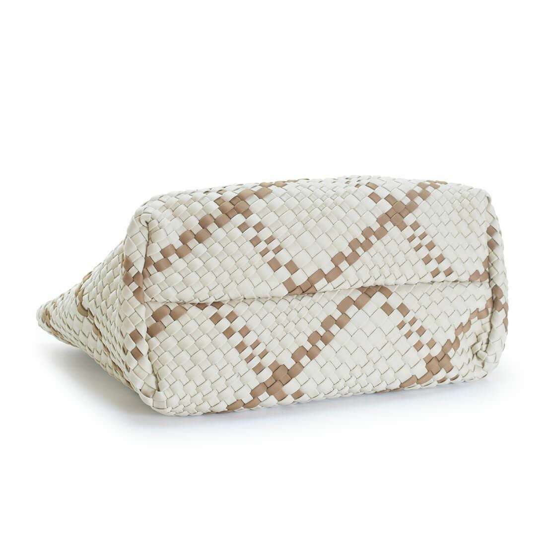 バイカラーメッシュトートバッグ