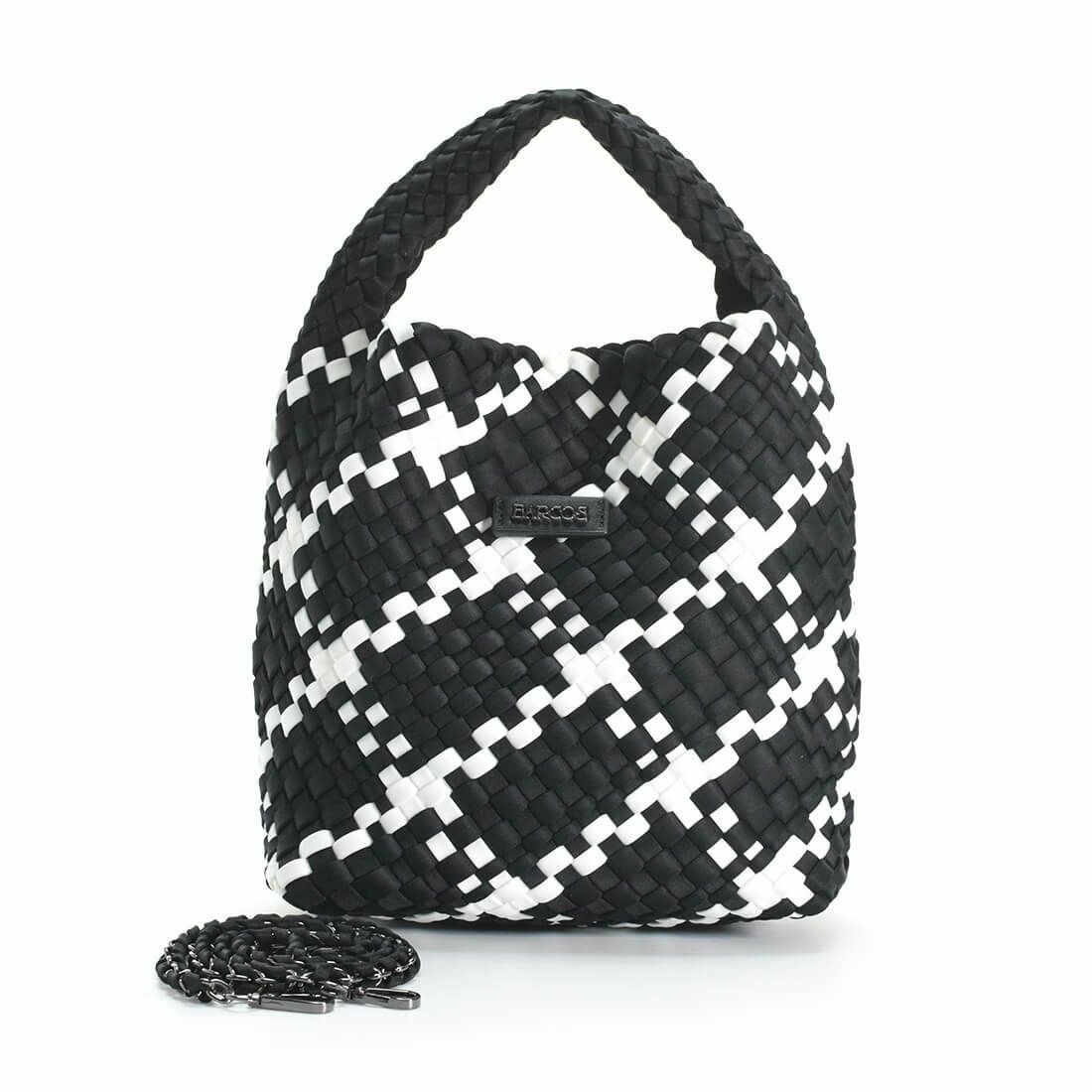 バイカラーメッシュ1本手トートバッグ（小サイズ）