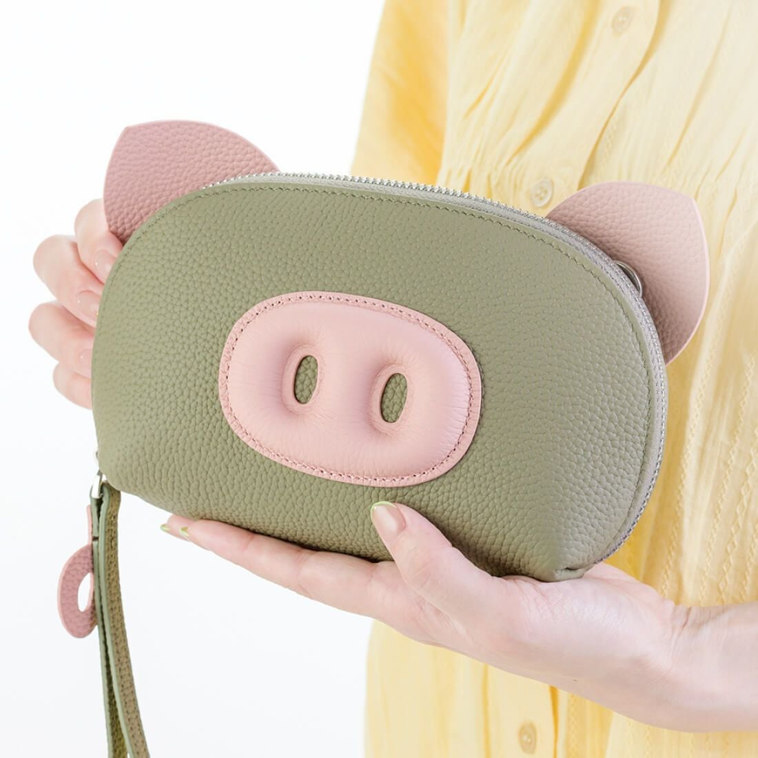 LUDLOW ラドロー ポーチ シャンパン ブタ 豚 pig 26,400円 24A―Pouch0 Cards | LUDLOW (Women)/ラドロー | 三越