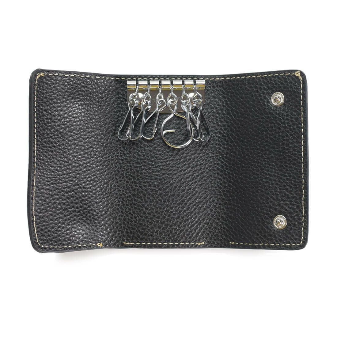 3つ折りシュリンクレザーキーケース