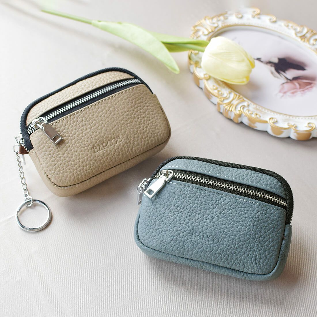 キーリング付きシュリンクコインケース