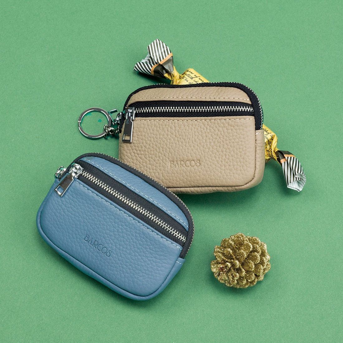 キーリング付きシュリンクコインケース