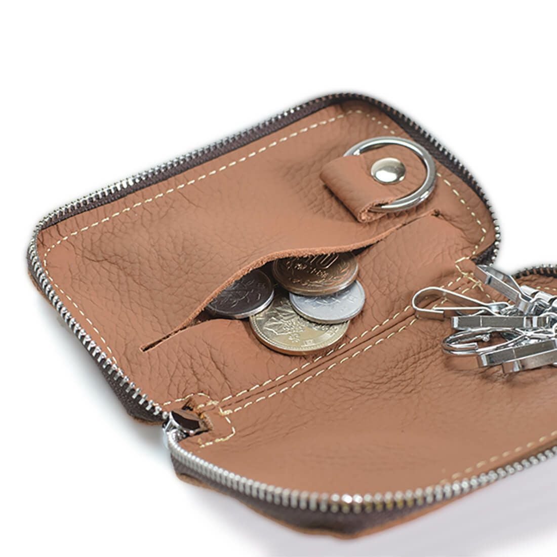 シュリンクレザーキーケース