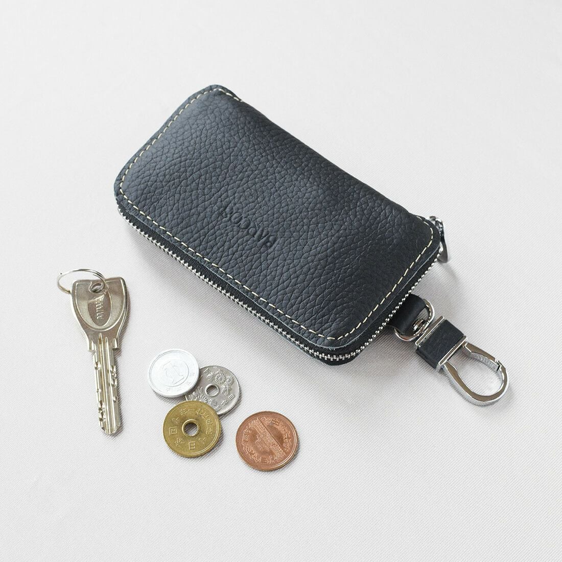 シュリンクレザーキーケース