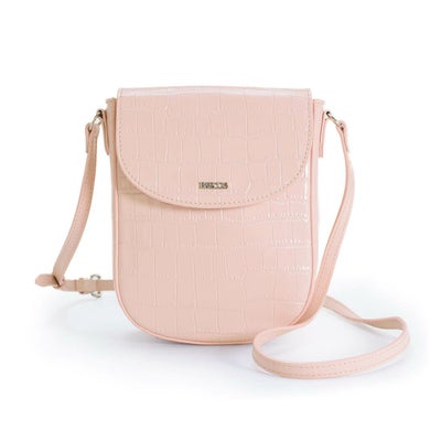 クロコ調型押しポシェット