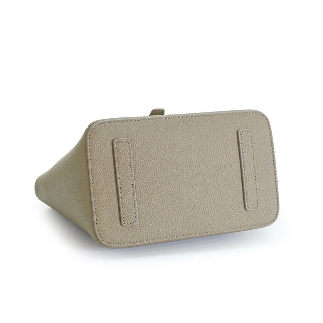 ポーチ付きシュリンクレザー2wayハンドバッグ