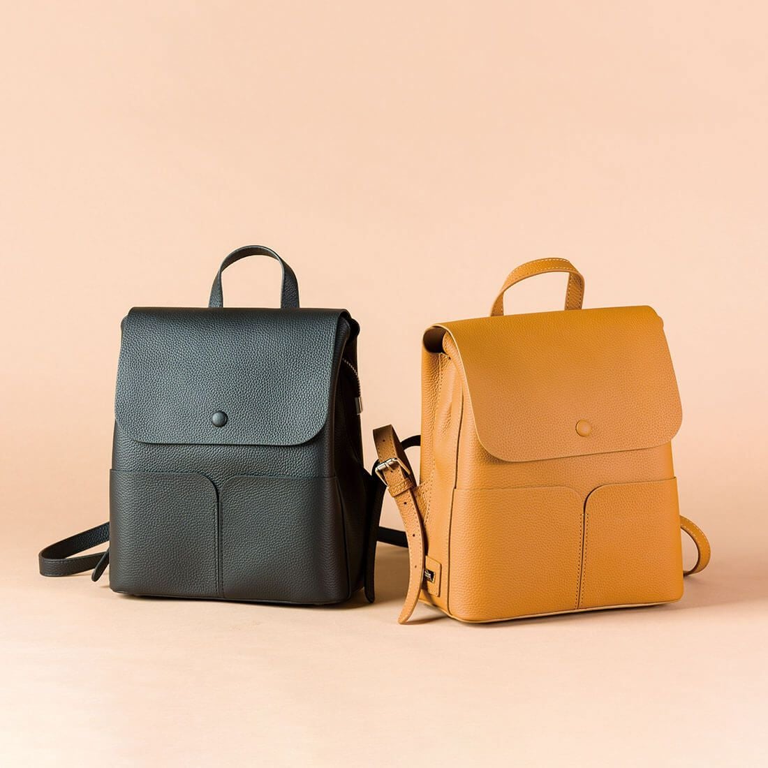 シュリンクレザーリュックサック