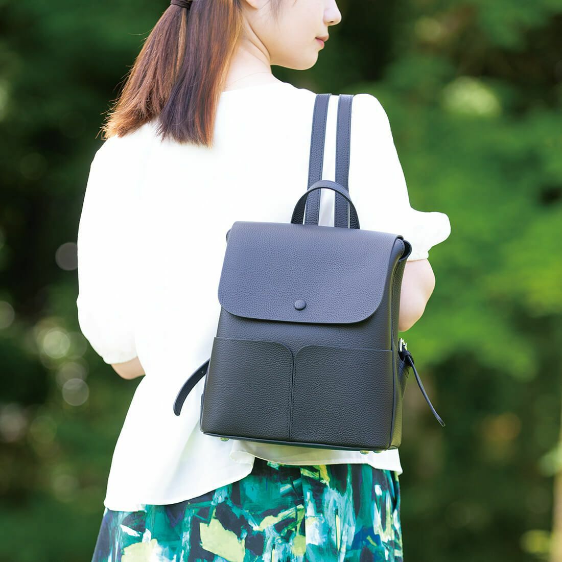 シュリンクレザーリュックサック