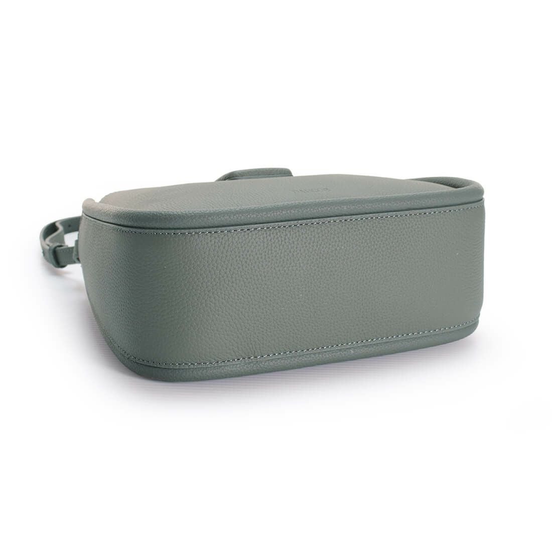 ベルトデザインシュリンクレザーショルダーバッグ