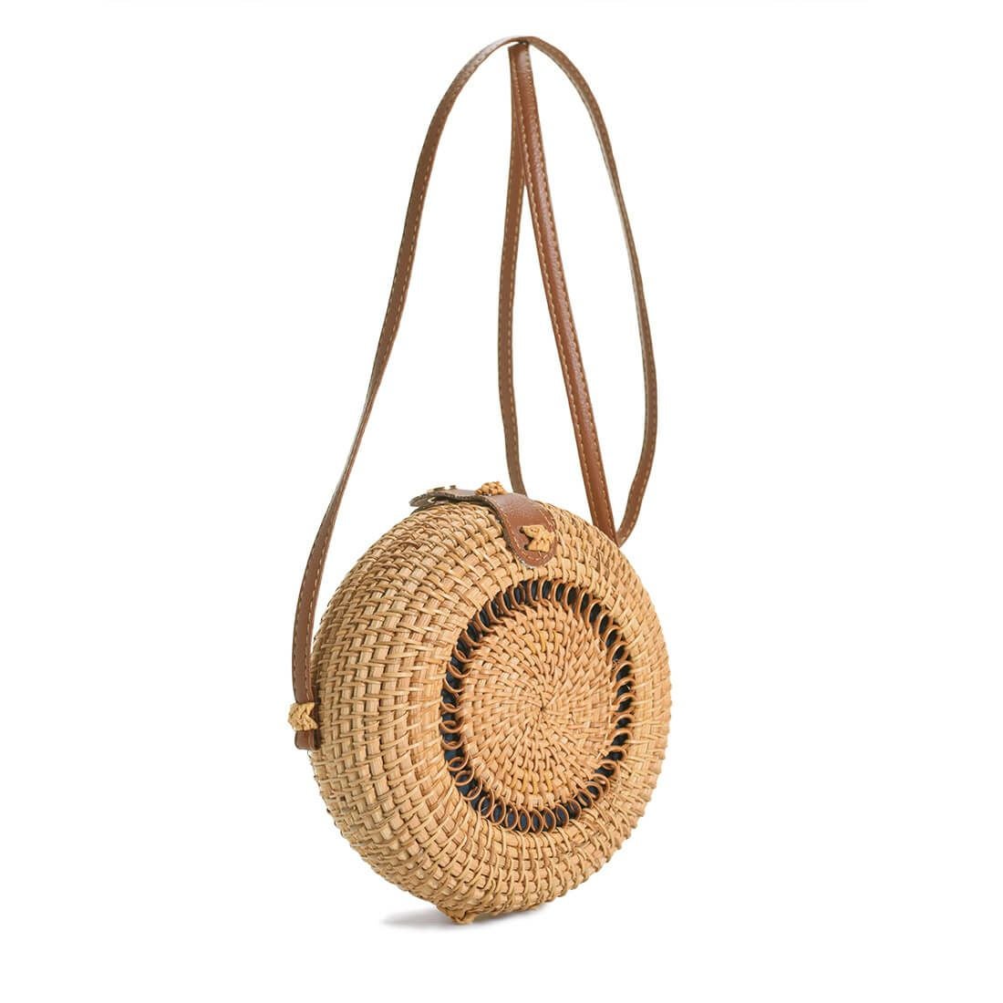 透かしデザインかごポシェット（小）