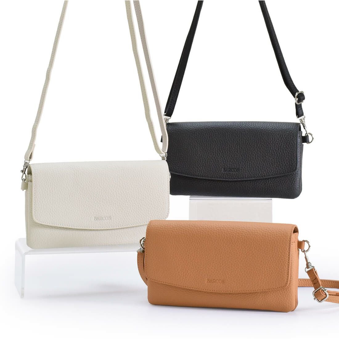 OUTLET商品♠ BASSOLS 4点セット ロイド　ベージュ系 Q シュリンクレザーお財布ポシェット | バルコス公式オンラインショップ
