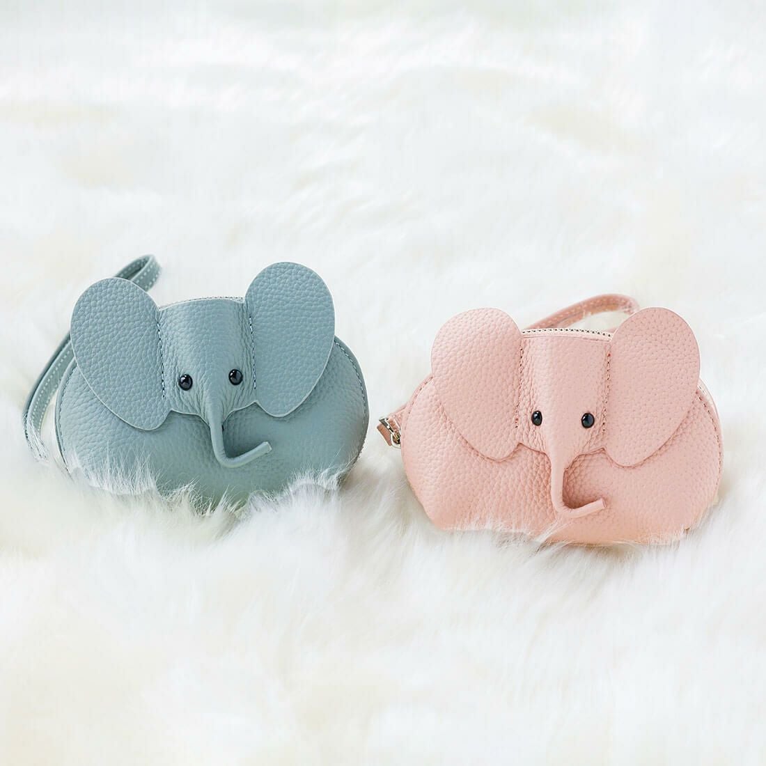 象モチーフポーチ