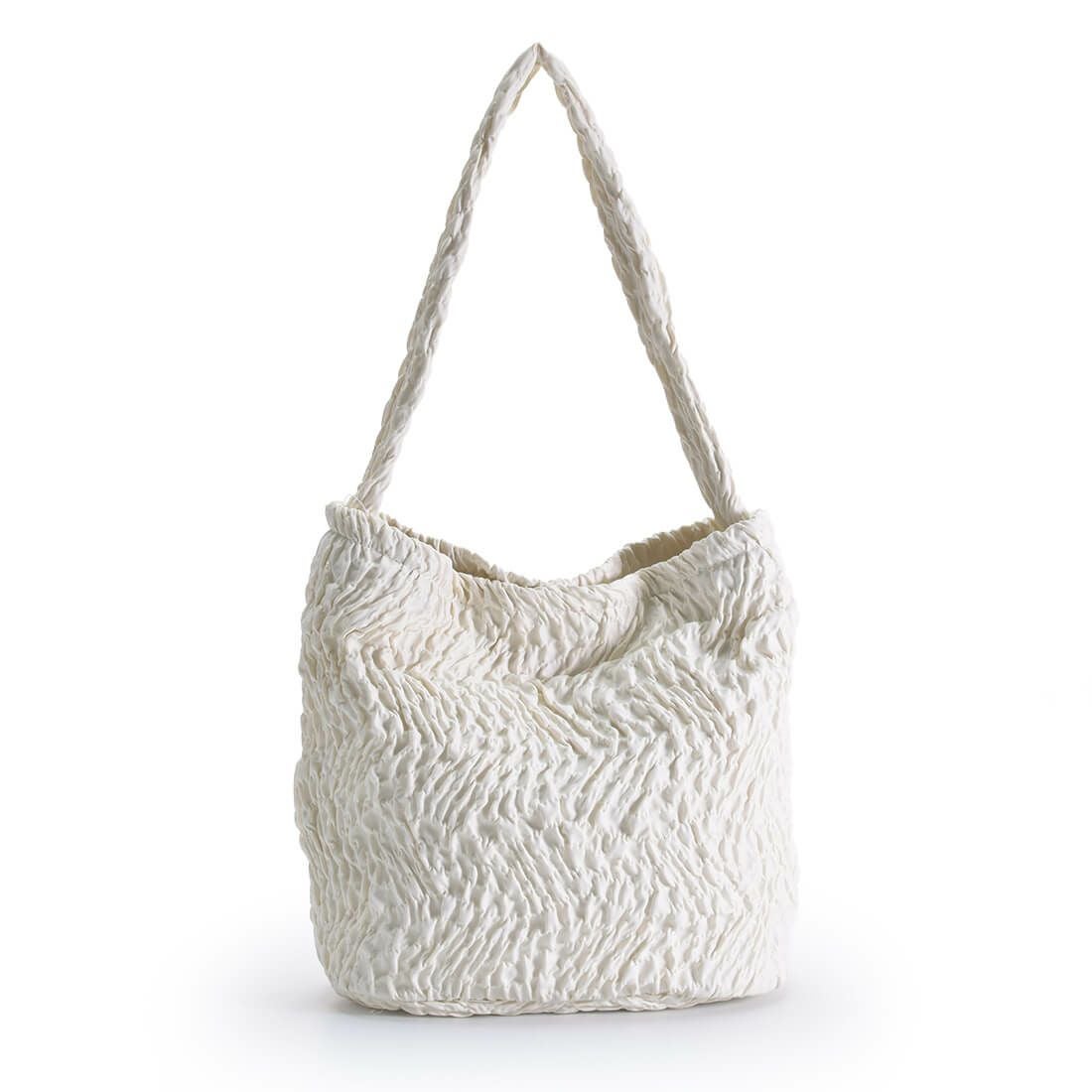 キルティング風フェイクレザーバッグ