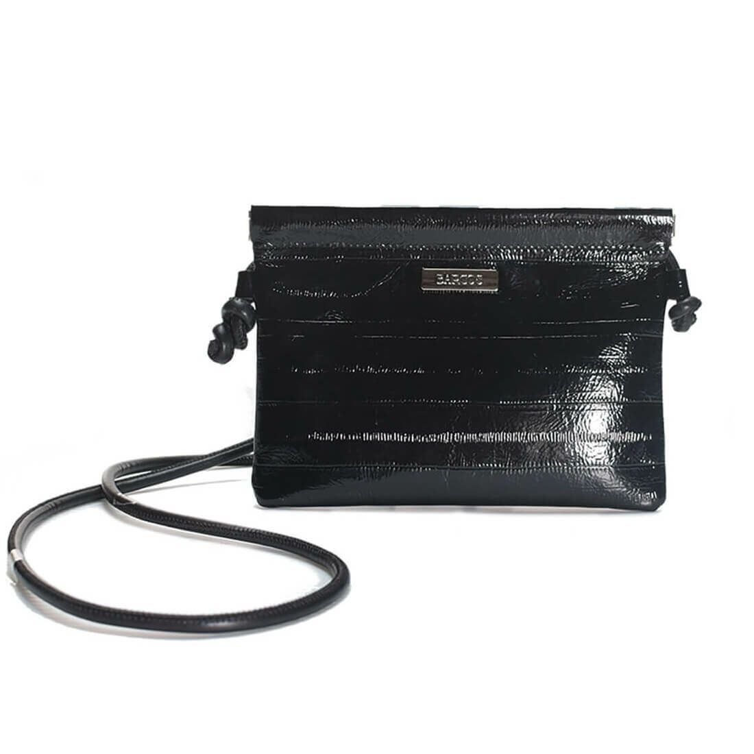 イール型押しレザーポシェット