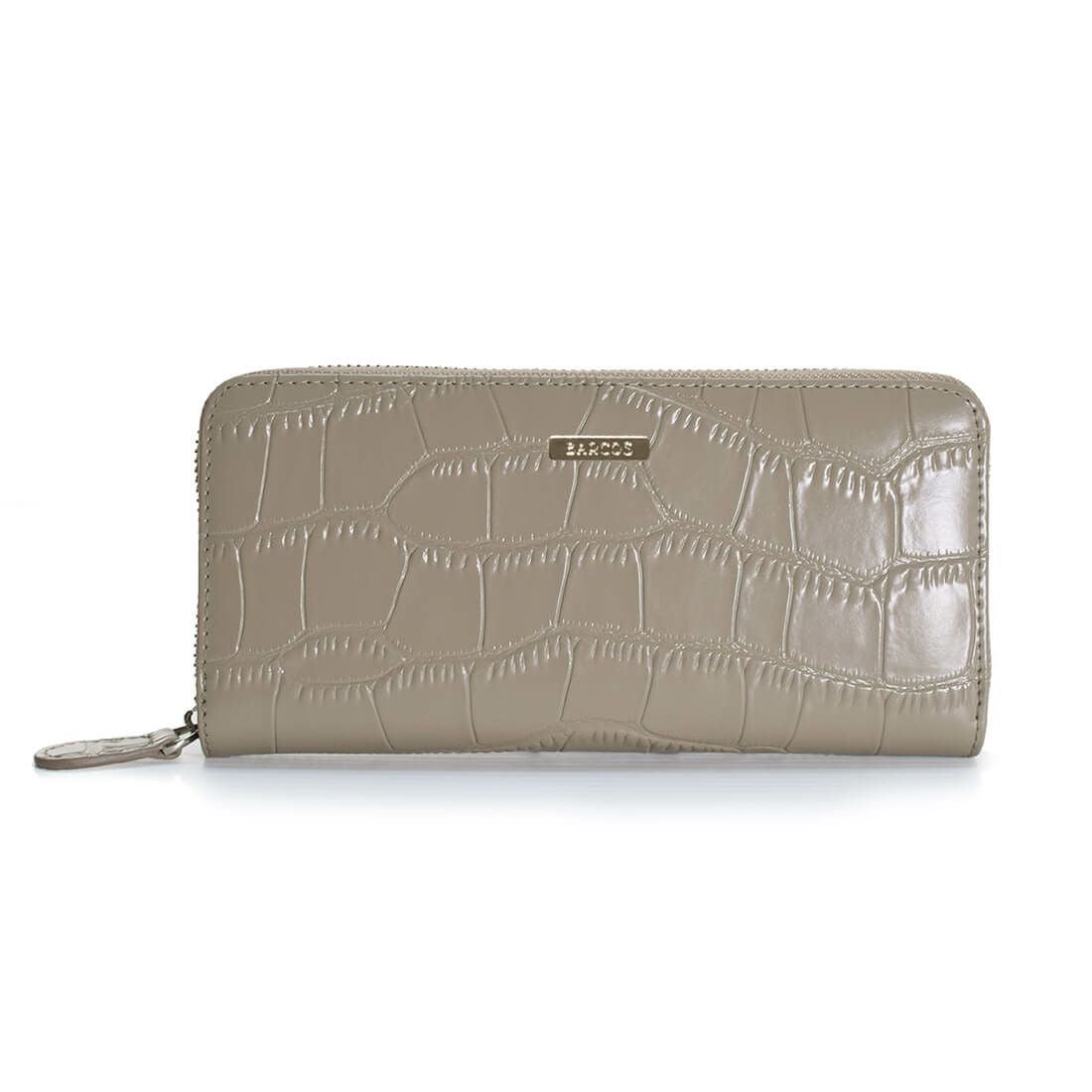 クロコ調ギャルソン型長財布