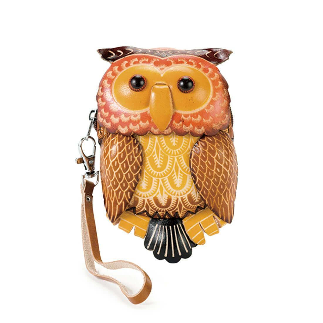 フクロウモチーフポーチ