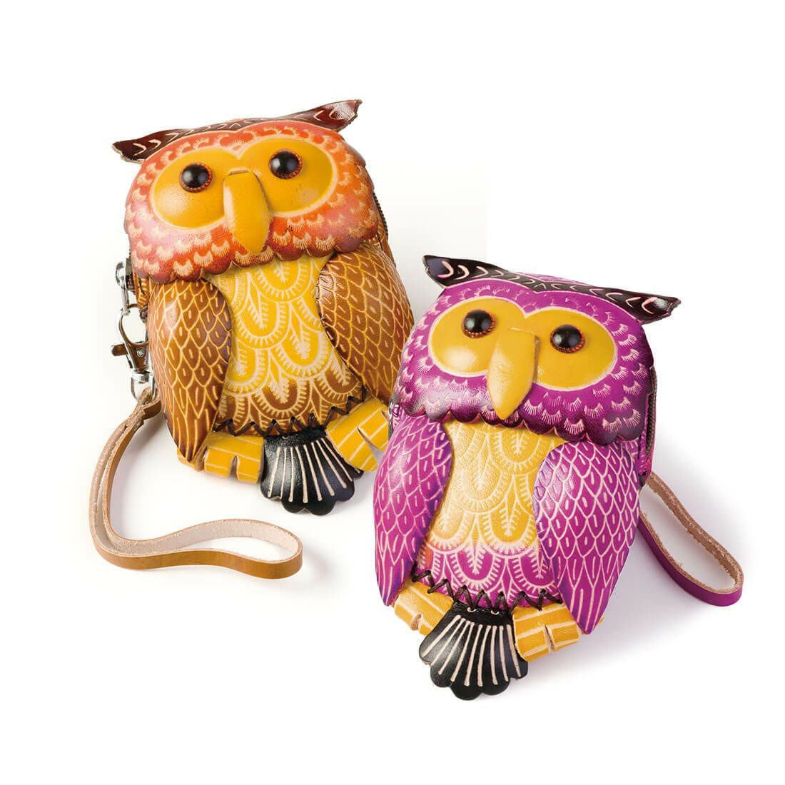 フクロウモチーフポーチ
