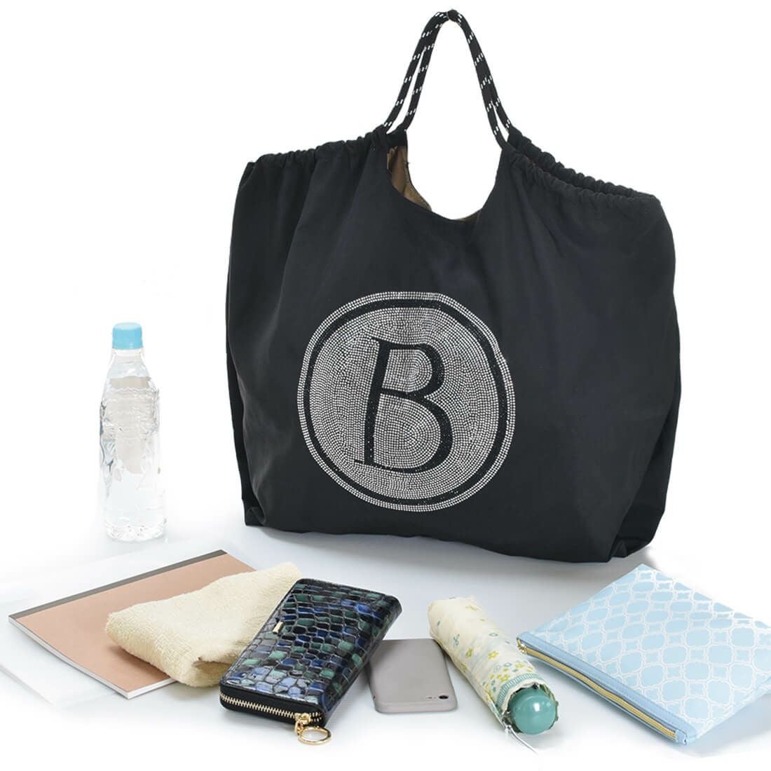 Bマーク入りラインストーンバッグ