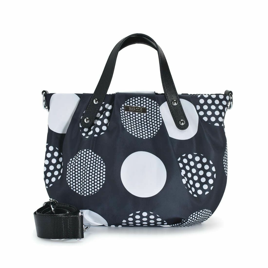 柄入り2wayハンドバッグ