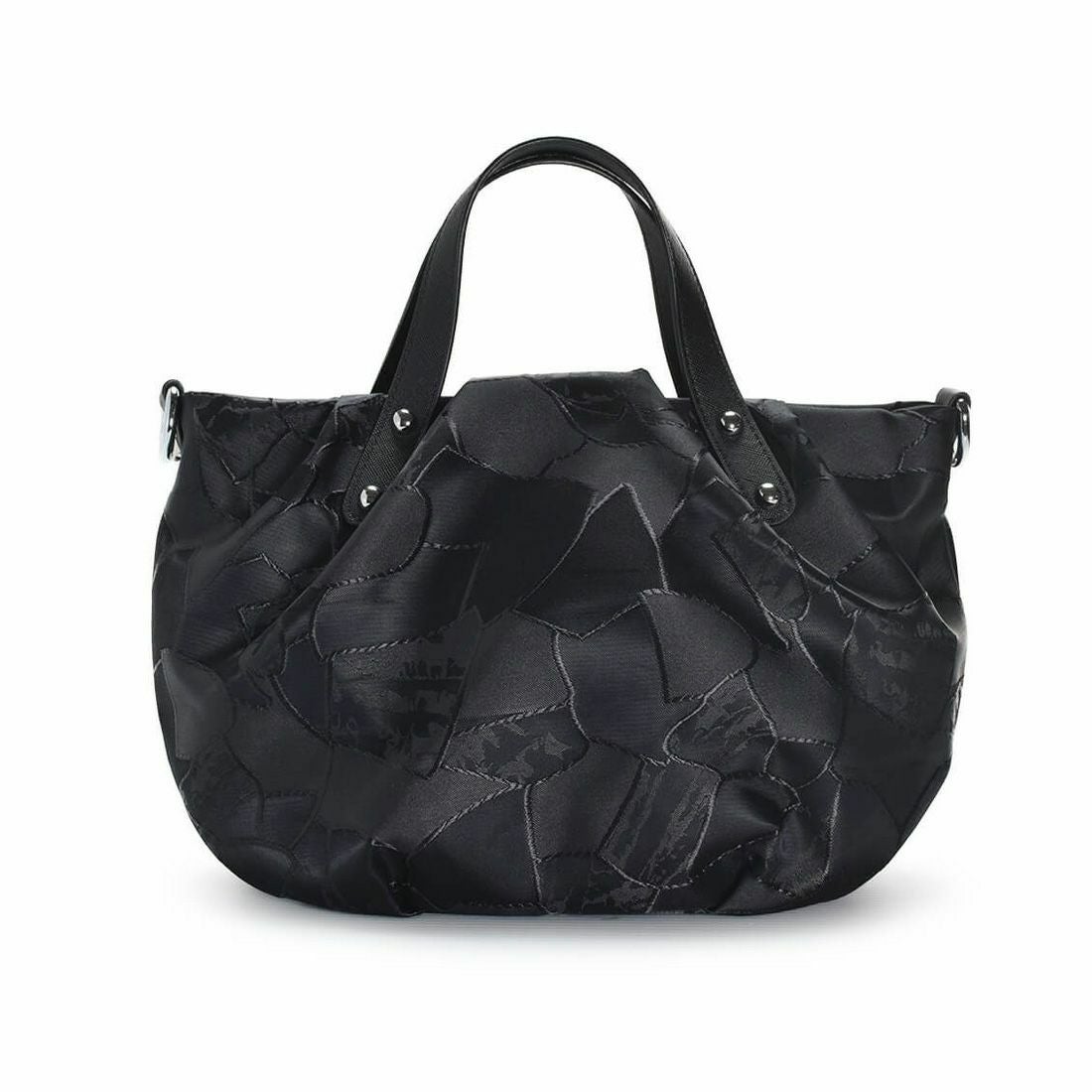 柄入り2wayハンドバッグ