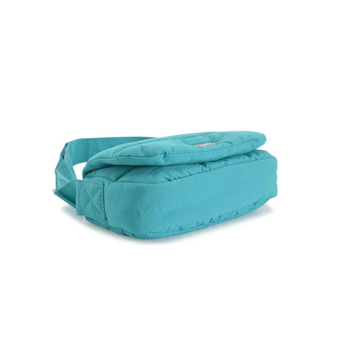 ステッチデザインナイロンミニショルダーバック