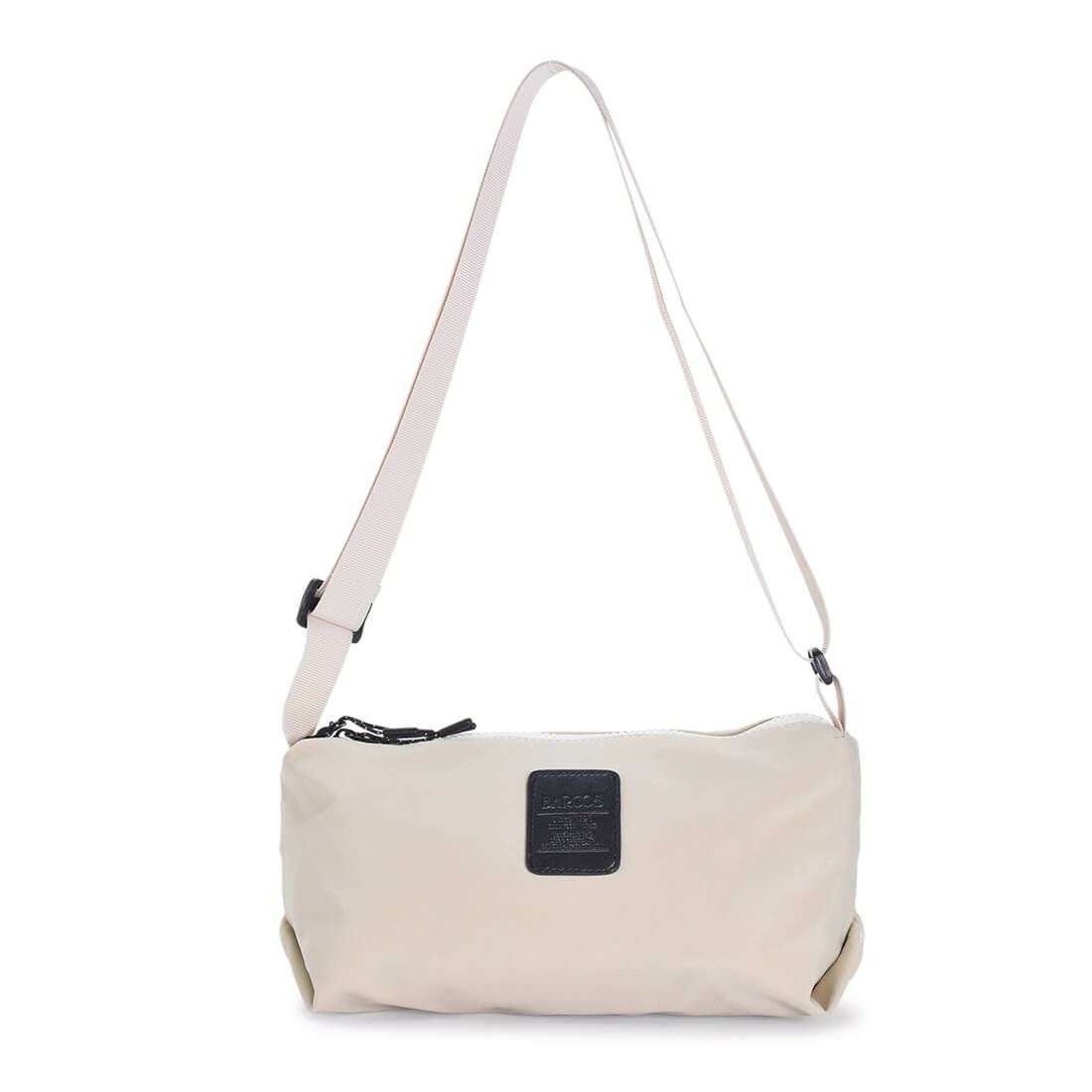 シンプルデザインナイロンショルダーバッグ