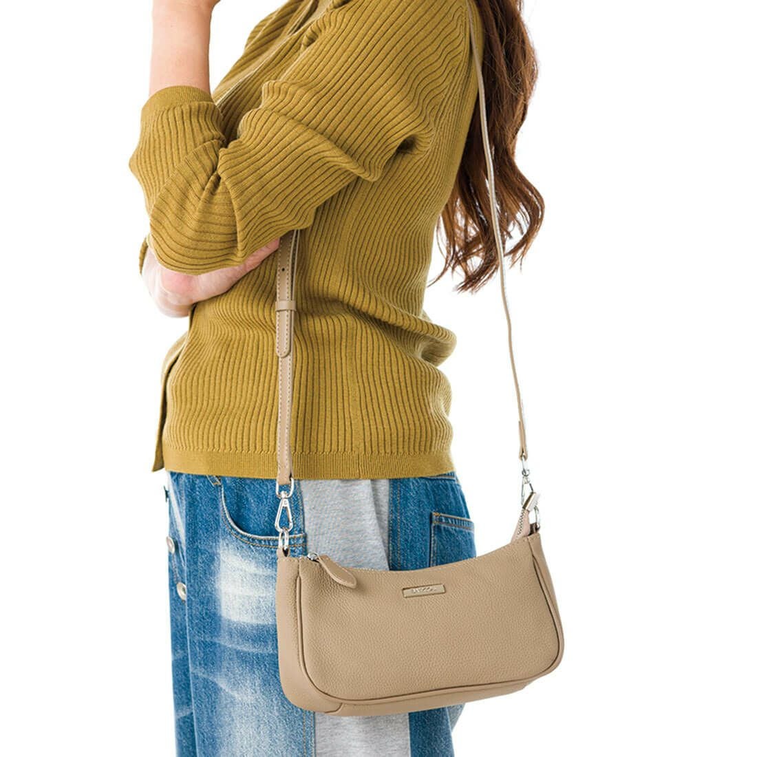 舟形シンプルミニポシェット