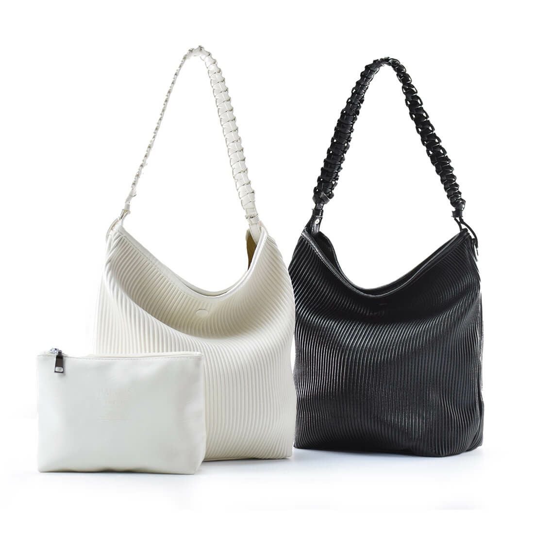 フェイクレザーワンショルダーバッグ