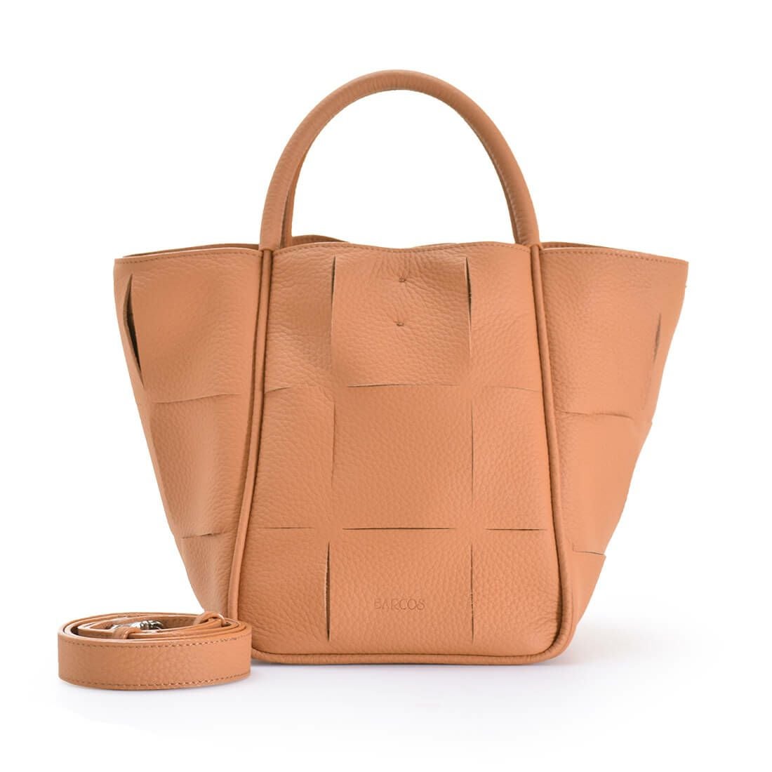 カットデザインレザー2wayハンドバッグ | バルコス公式オンラインショップ