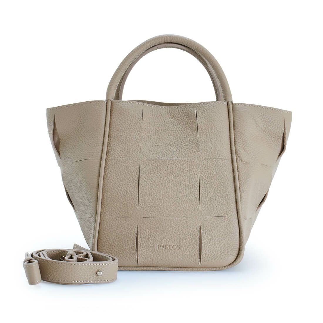 カットデザインレザー2wayハンドバッグ | バルコス公式オンラインショップ