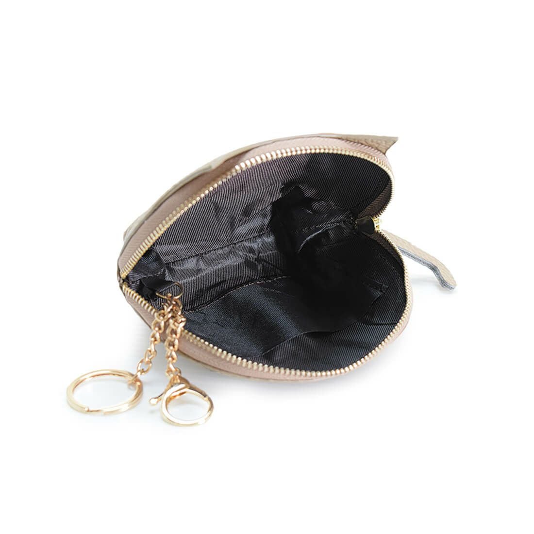 ネコモチーフレザーポーチ