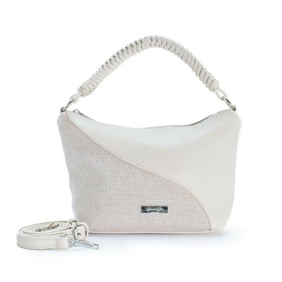 異素材ミックス2wayバッグ