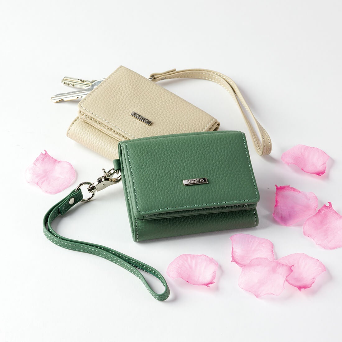 シュリンクレザースクエアミニウォレット