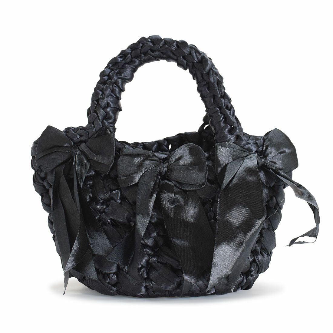 リボンモチーフハンドバッグ