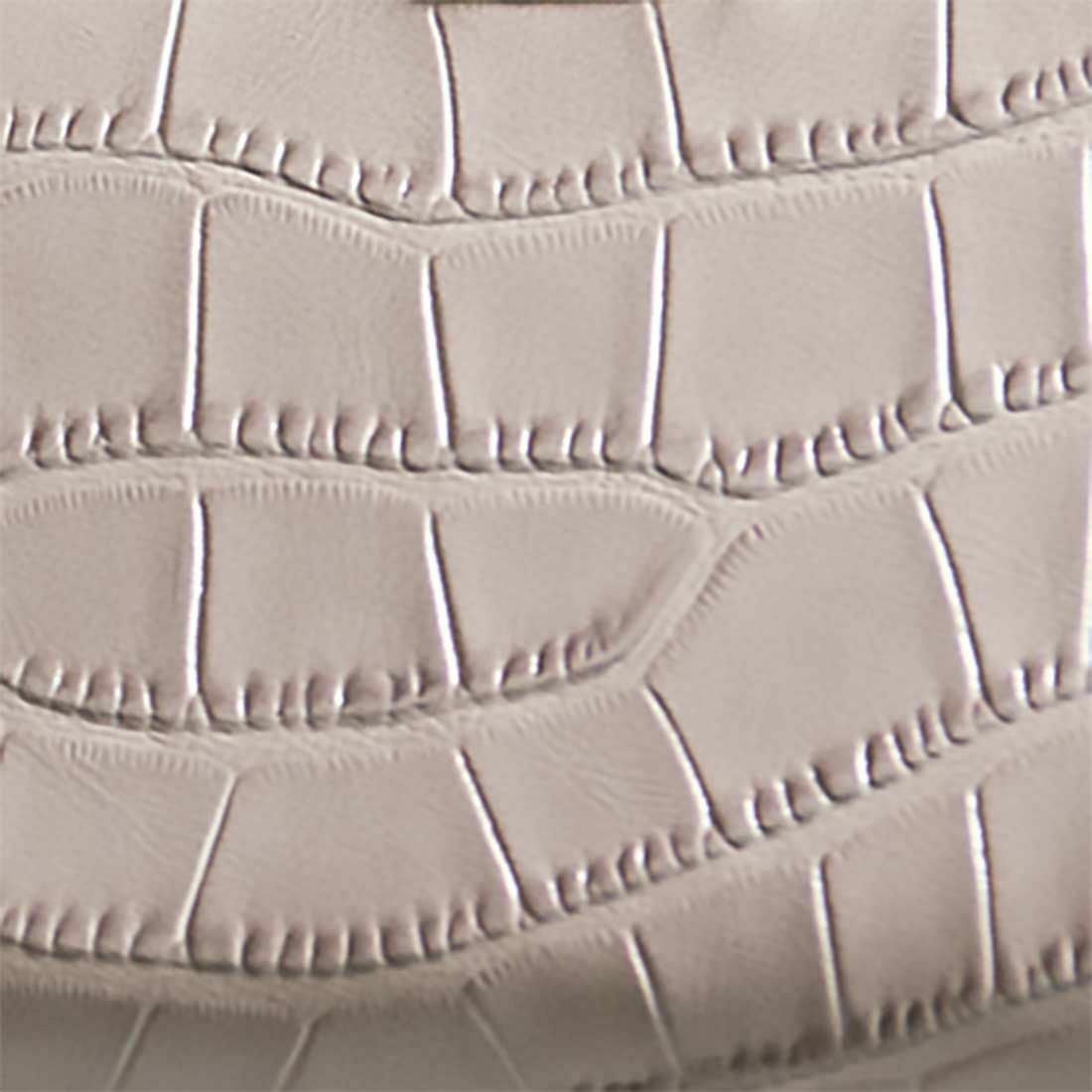 マットレザークロコダイル型押し蛇腹ミニウォレット