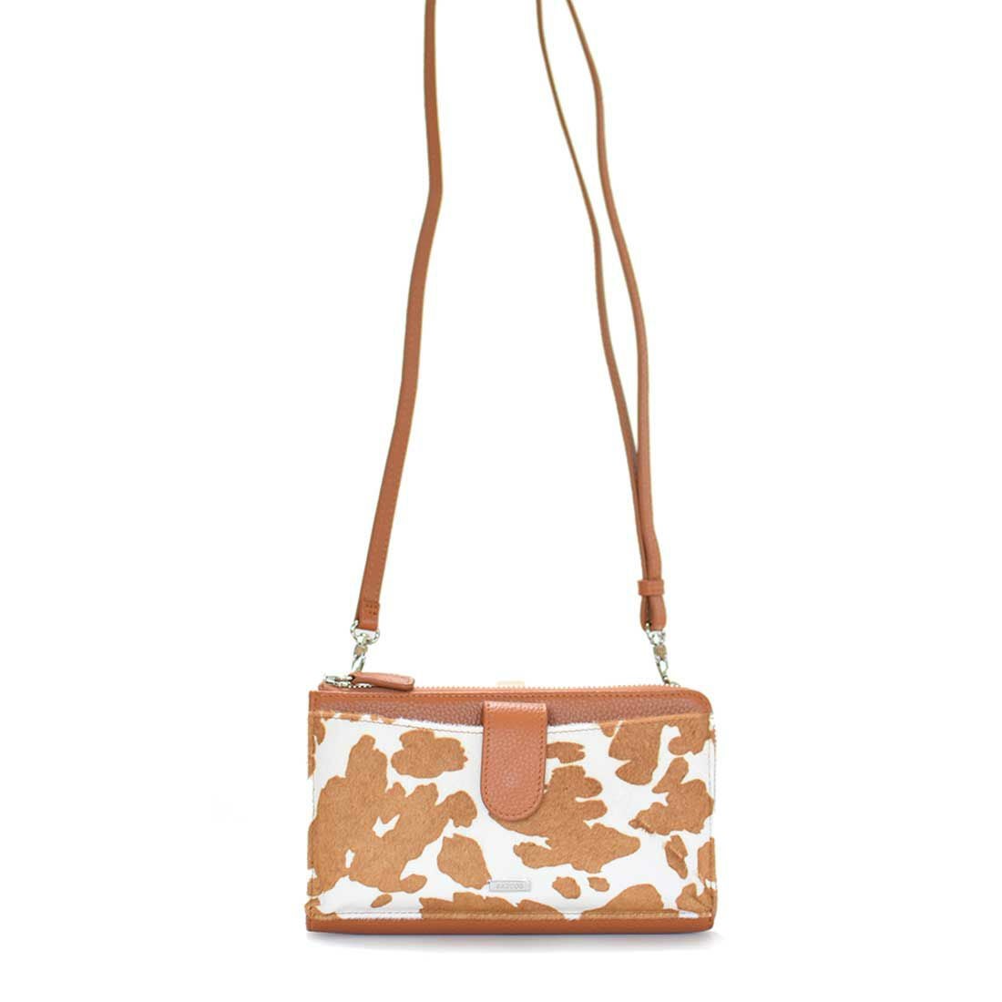 アニマル柄横型レザーポシェット