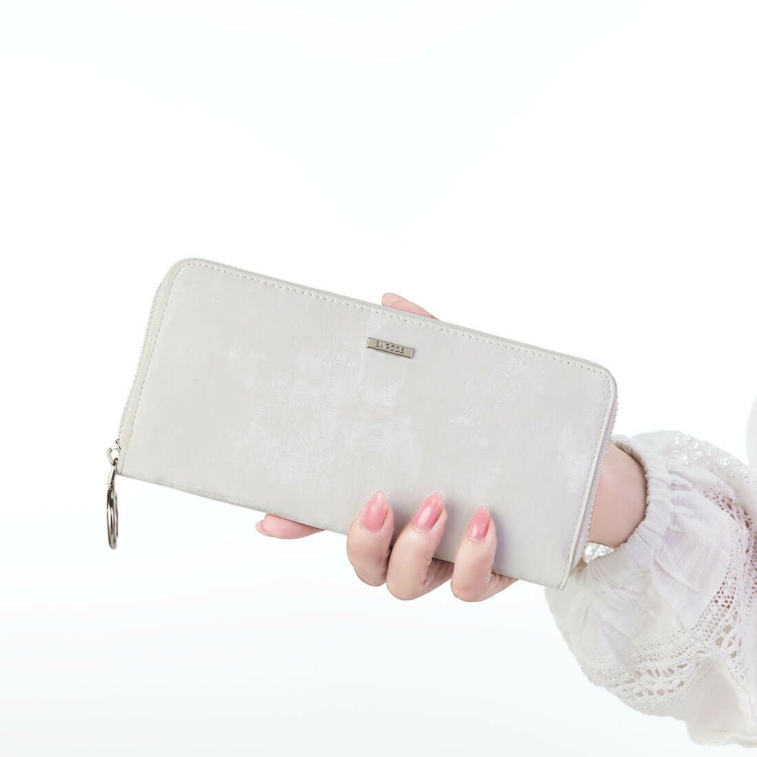 シルキーレザーラウンド型ロングウォレット