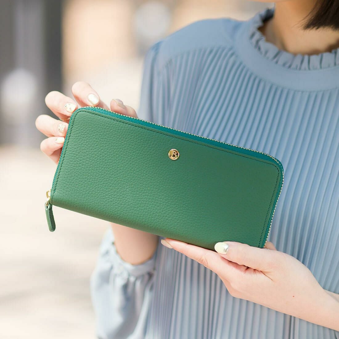 GLウォレット 蛇腹式長財布＜リトルノ ラウンド＞