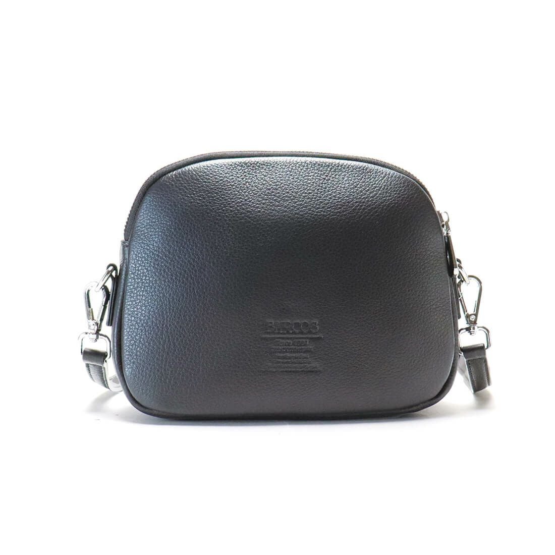 キルティングレザーラウンドポシェット