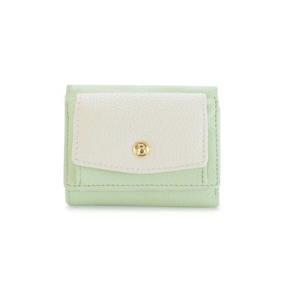 バイカラー牛革3つ折り財布