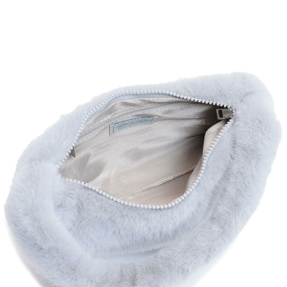 フェイクファーハンドバッグ