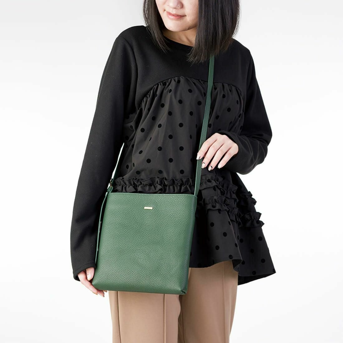 シュリンクレザー折財布＆ポシェット＜ルーニア＞